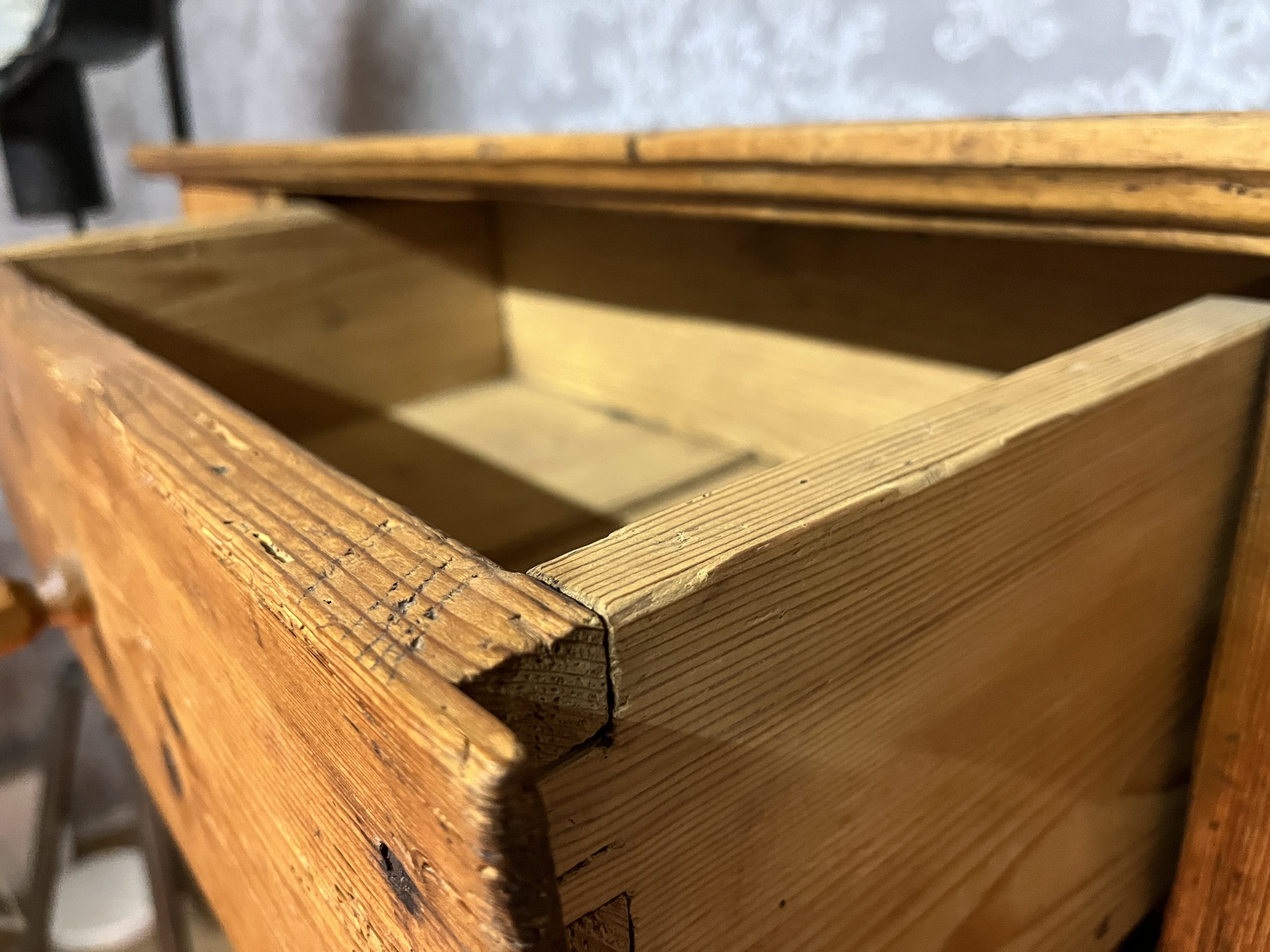 antiker Schrank, Brotschrank, Loft, Brotschrank, Kommode, Kasten, Bauernschrank – Bild 8