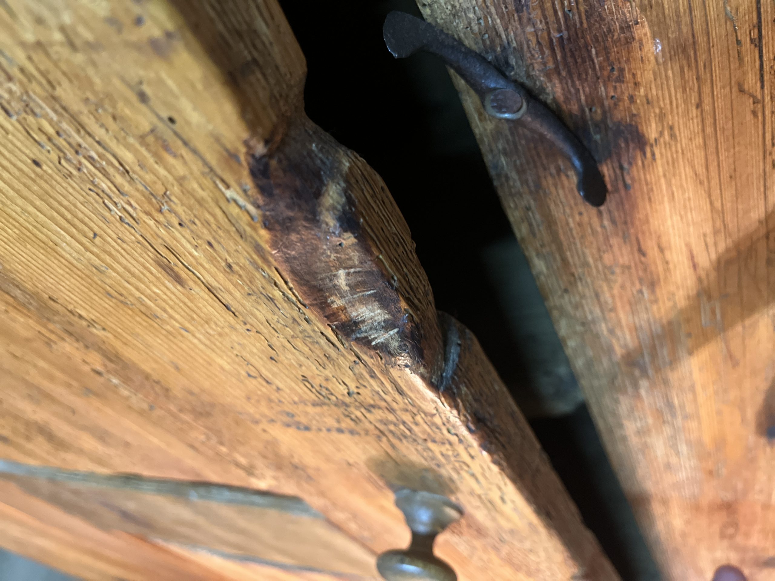 antiker Schrank, Brotschrank, Loft, Brotschrank, Kommode, Kasten, Bauernschrank – Bild 5