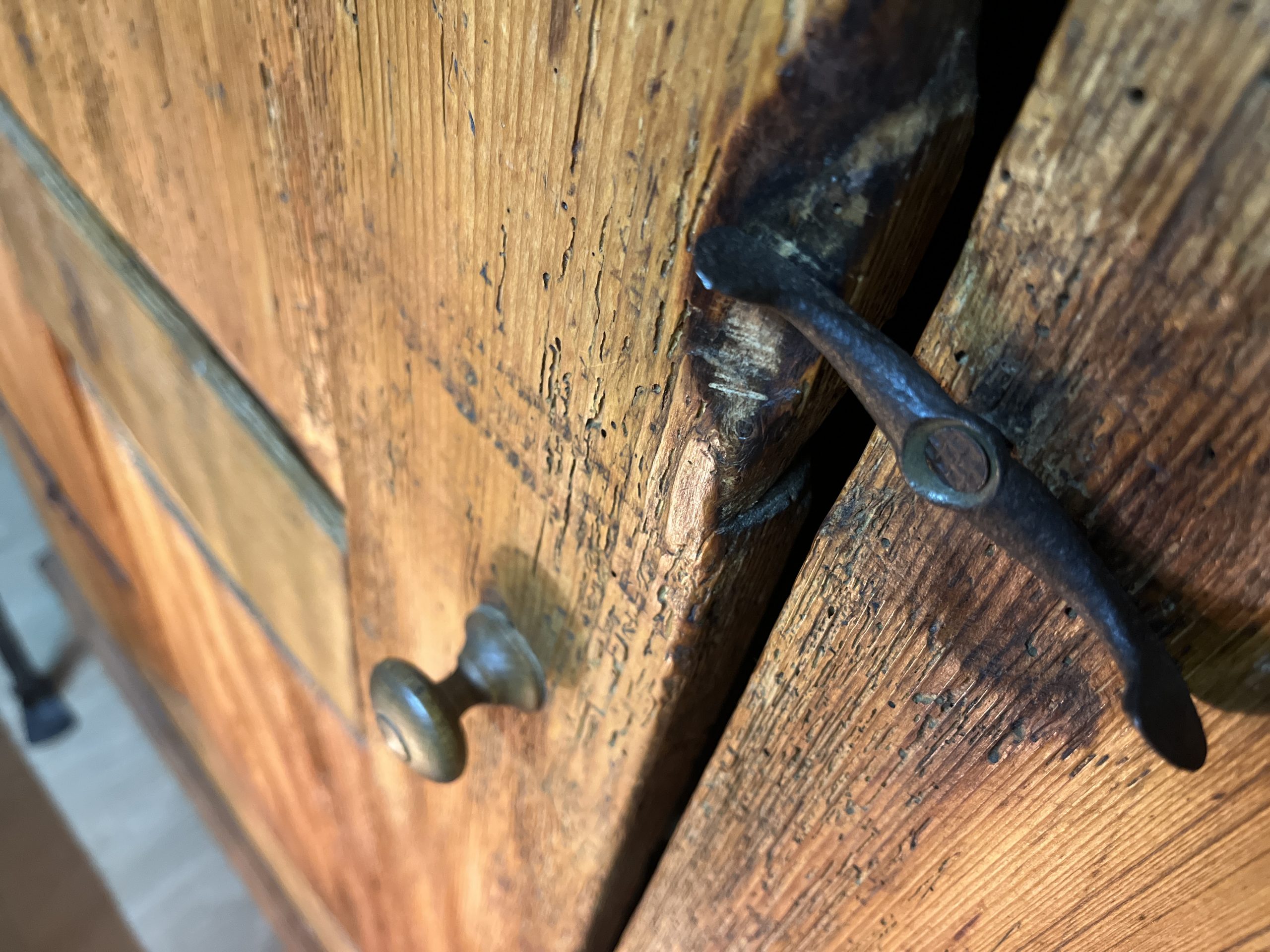 antiker Schrank, Brotschrank, Loft, Brotschrank, Kommode, Kasten, Bauernschrank – Bild 4